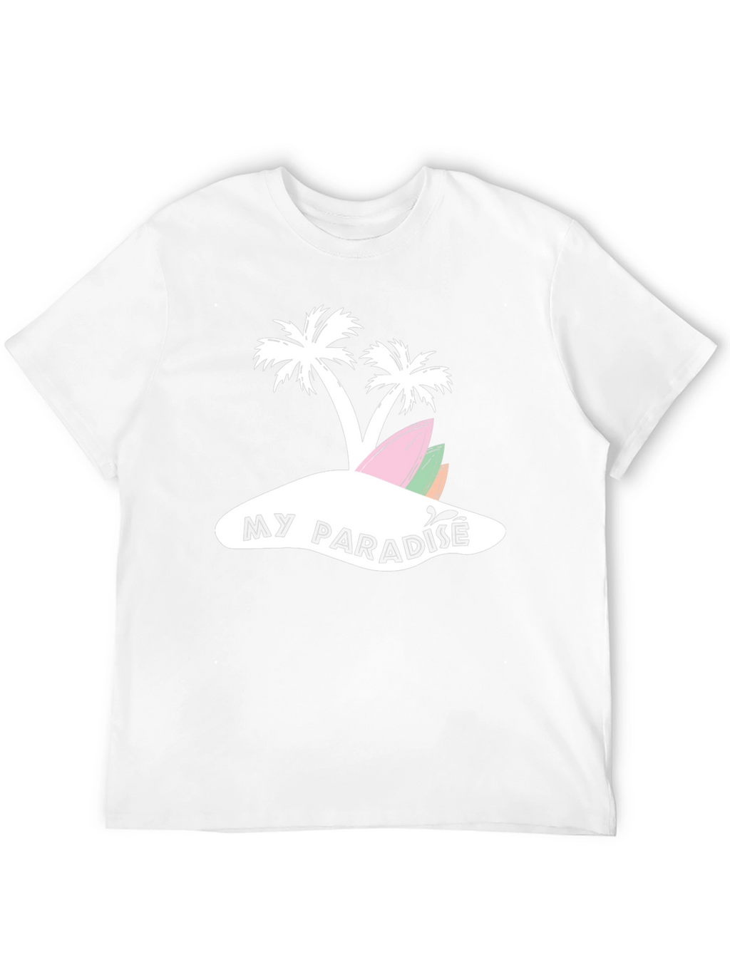 My Paradise Island Graphic Tee - Black