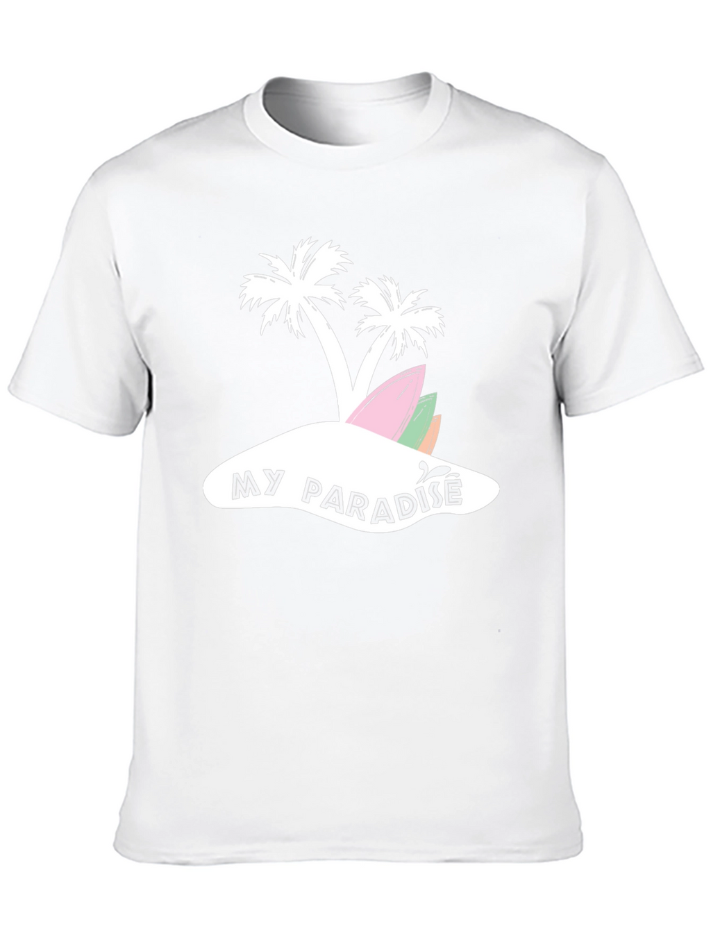 My Paradise Island Graphic Tee - Black