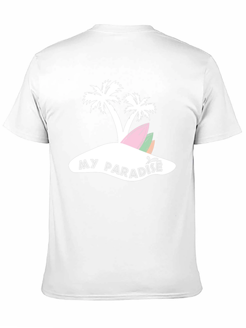 My Paradise Island Graphic Tee - Black
