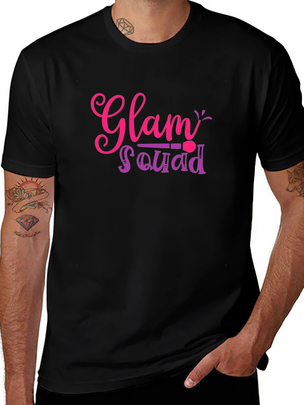Glam Squad Black T-Shirt