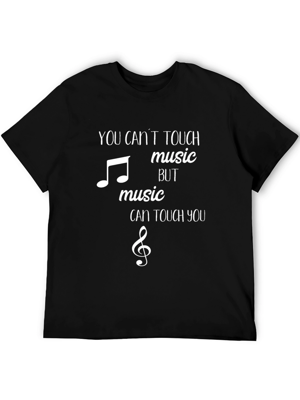 Music Inspired Graphic Tee - Black