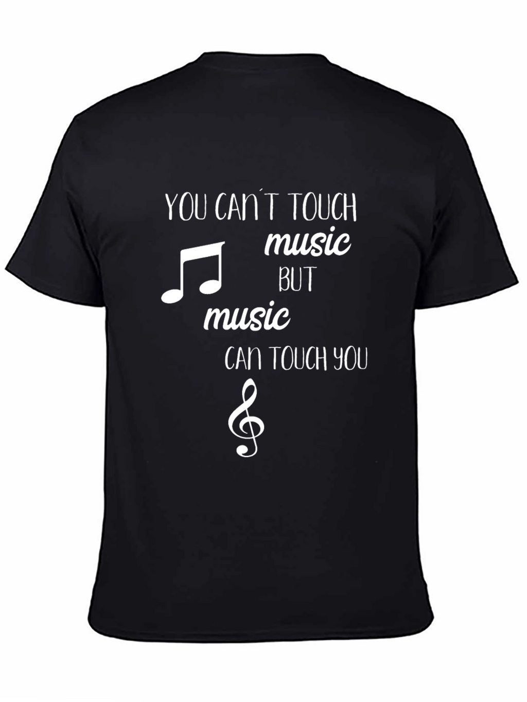 Music Inspired Graphic Tee - Black
