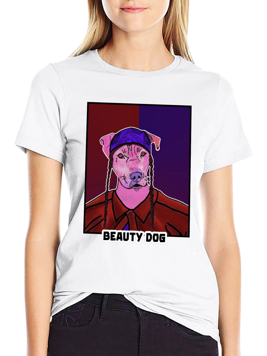 Beauty Dog Graphic T-Shirt