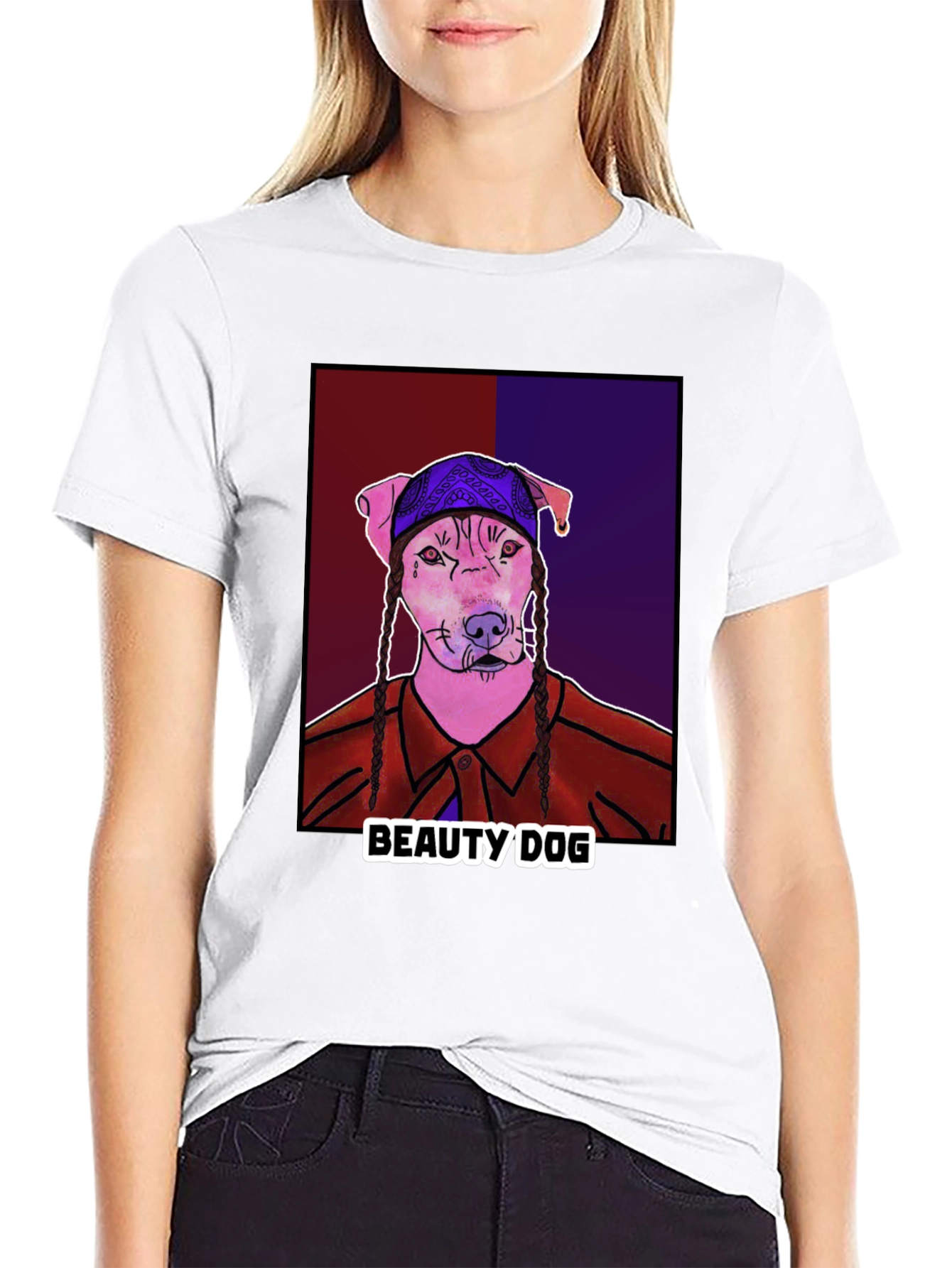Beauty Dog Graphic T-Shirt