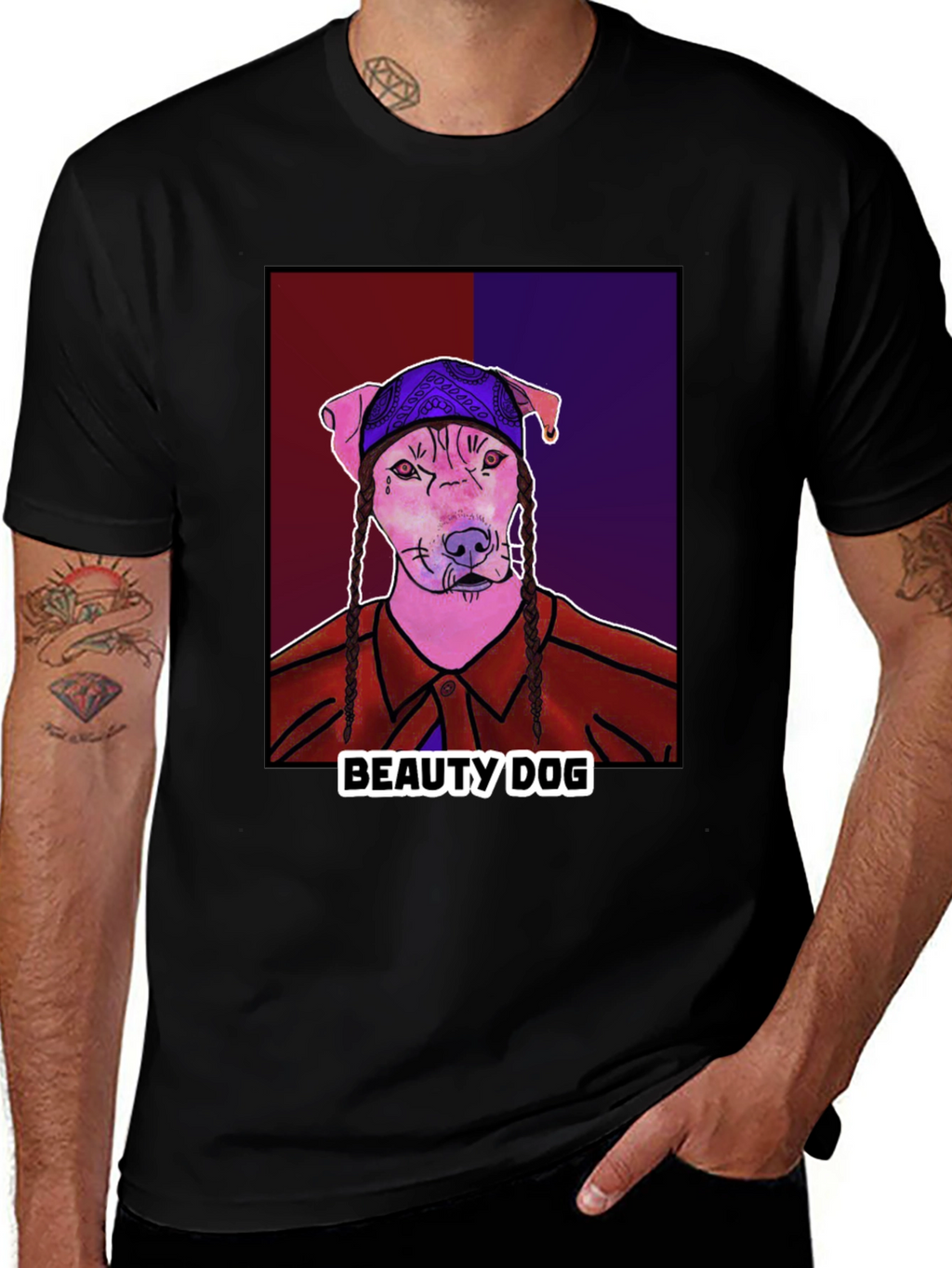 Beauty Dog Graphic T-Shirt
