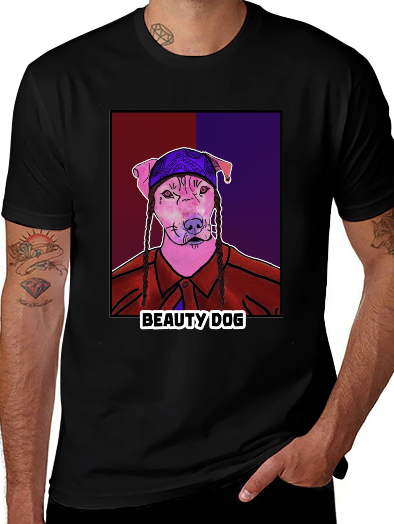 Beauty Dog Graphic T-Shirt