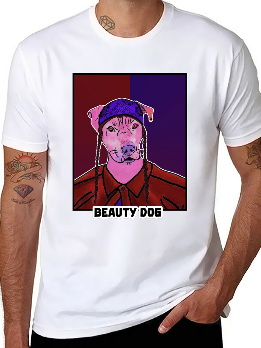 Beauty Dog Graphic T-Shirt