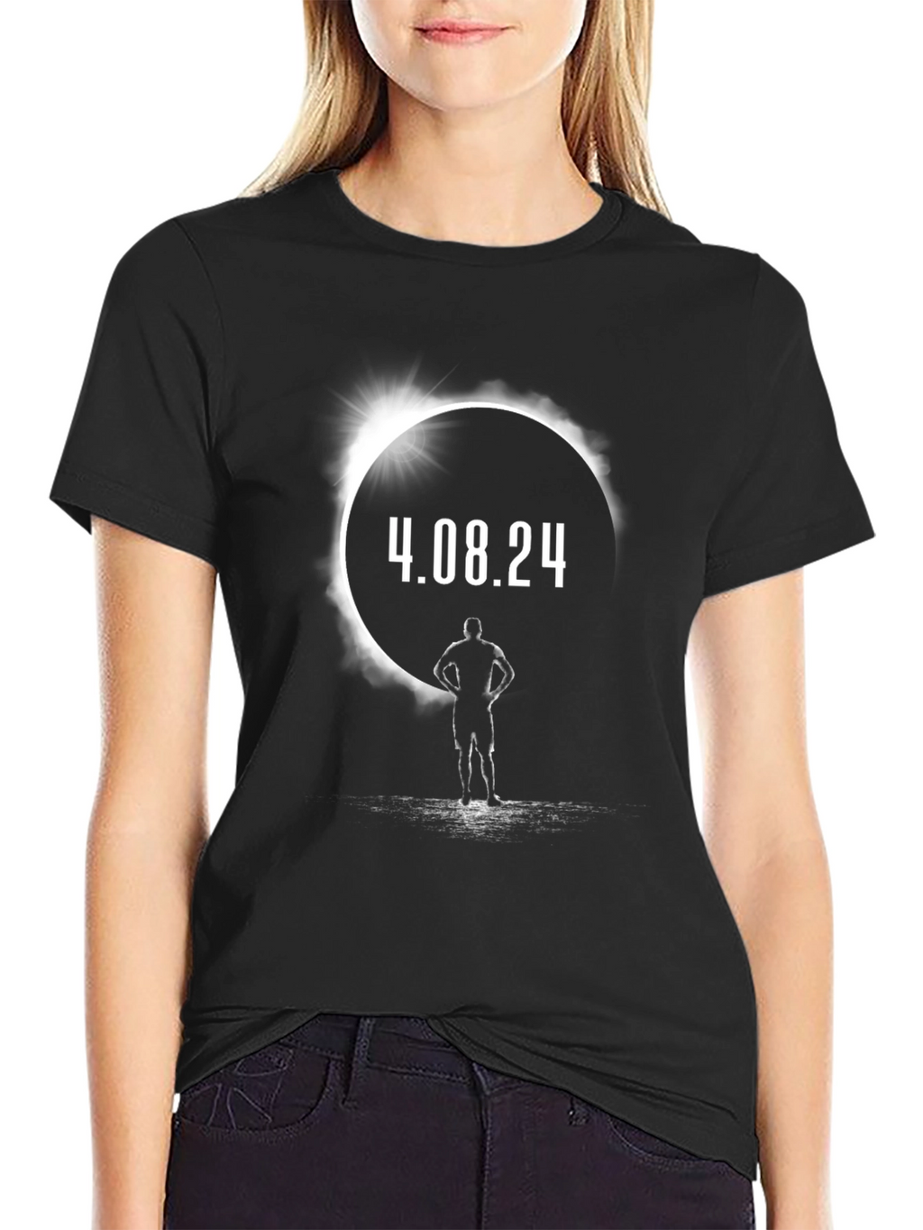 Eclipse 4.08.24 T-Shirt - Celestial Event Souvenir