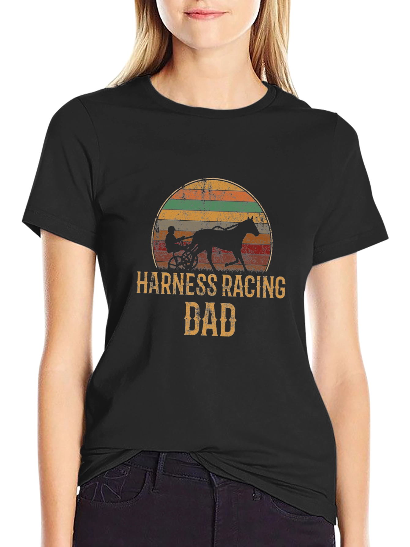 Harness Racing Dad T-Shirt - Vintage Style