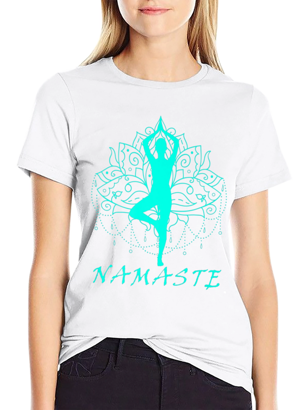 Yoga Namaste Graphic T-Shirt