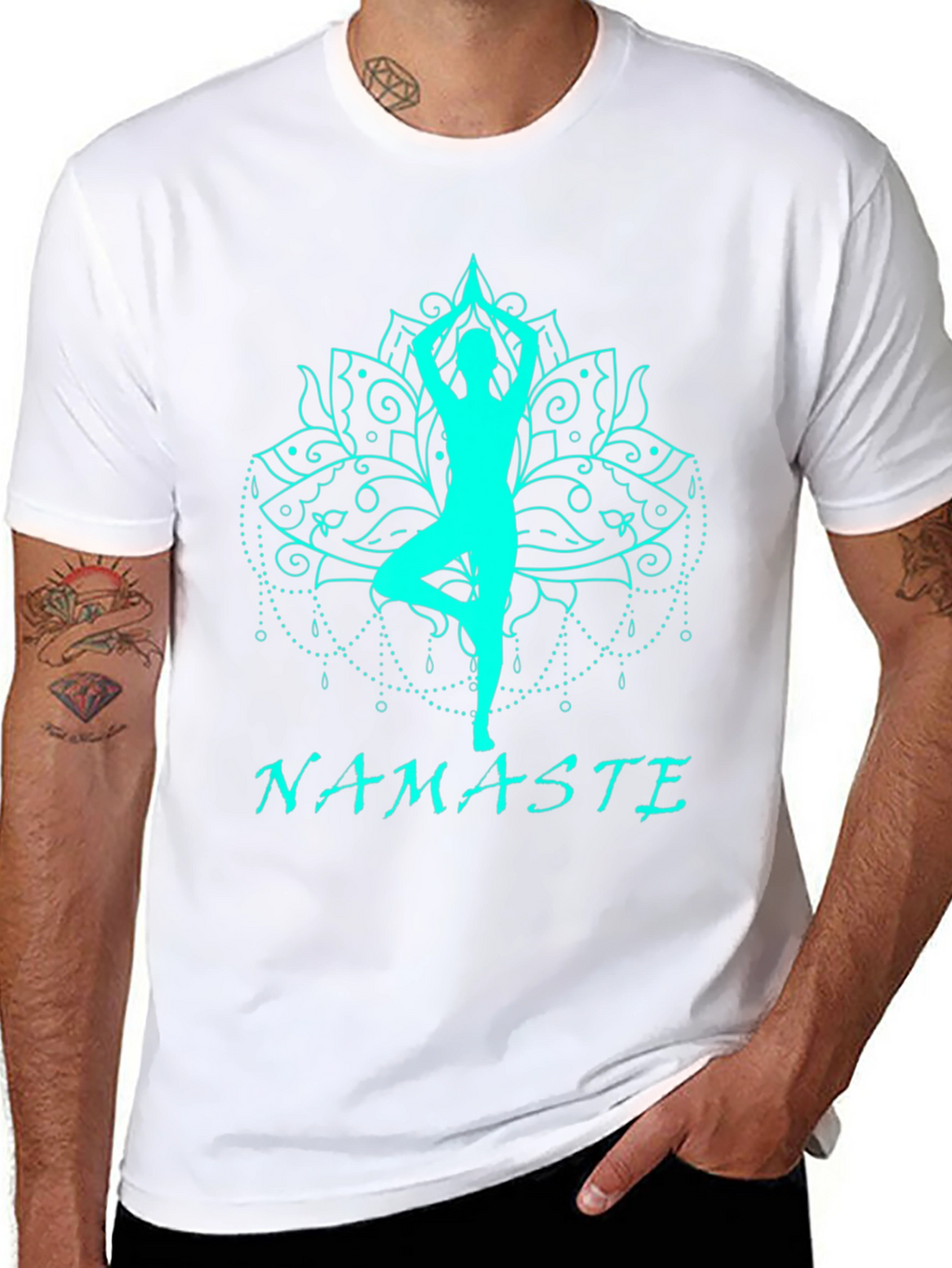 Yoga Namaste Graphic T-Shirt