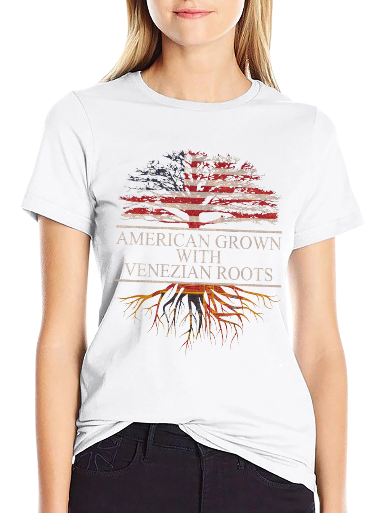 American Grown with Venezuelan Roots T-Shirt