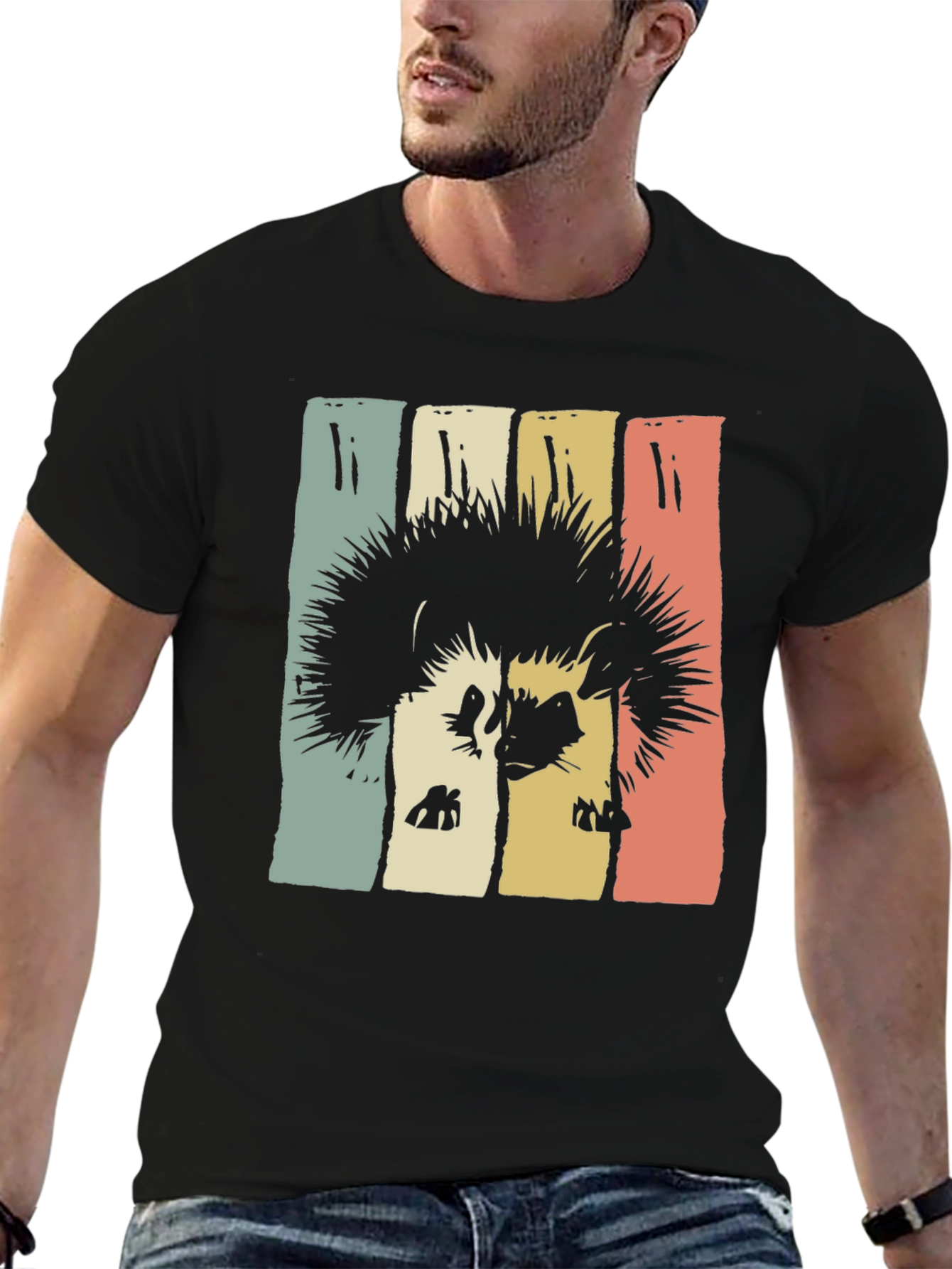 Retro Hedgehog Graphic Tee