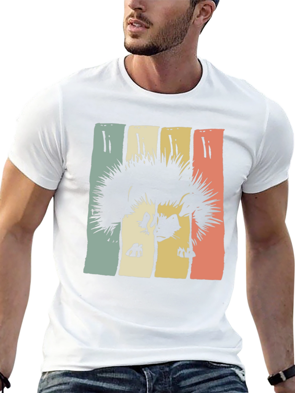 Retro Hedgehog Graphic Tee