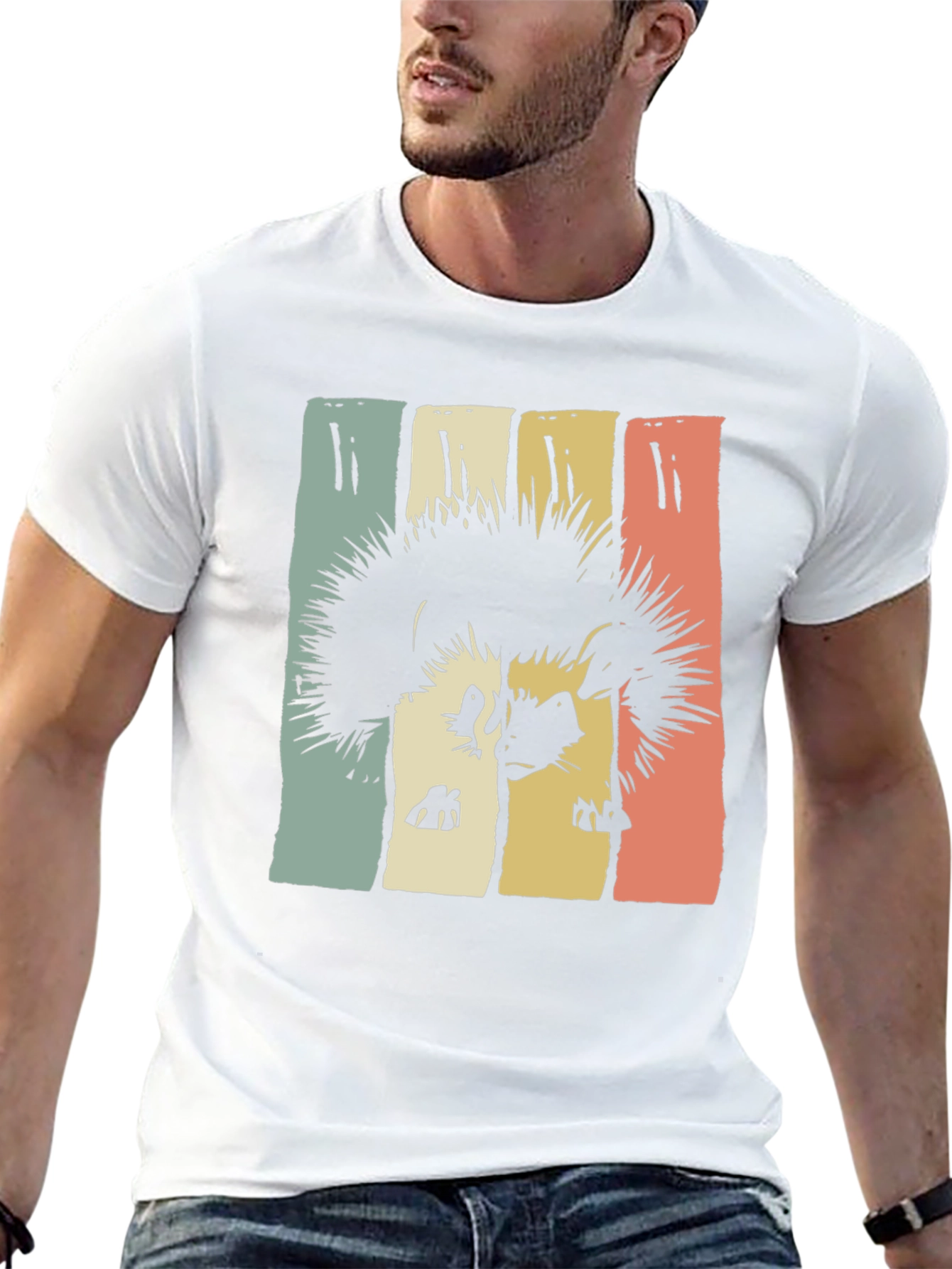 Retro Hedgehog Graphic Tee