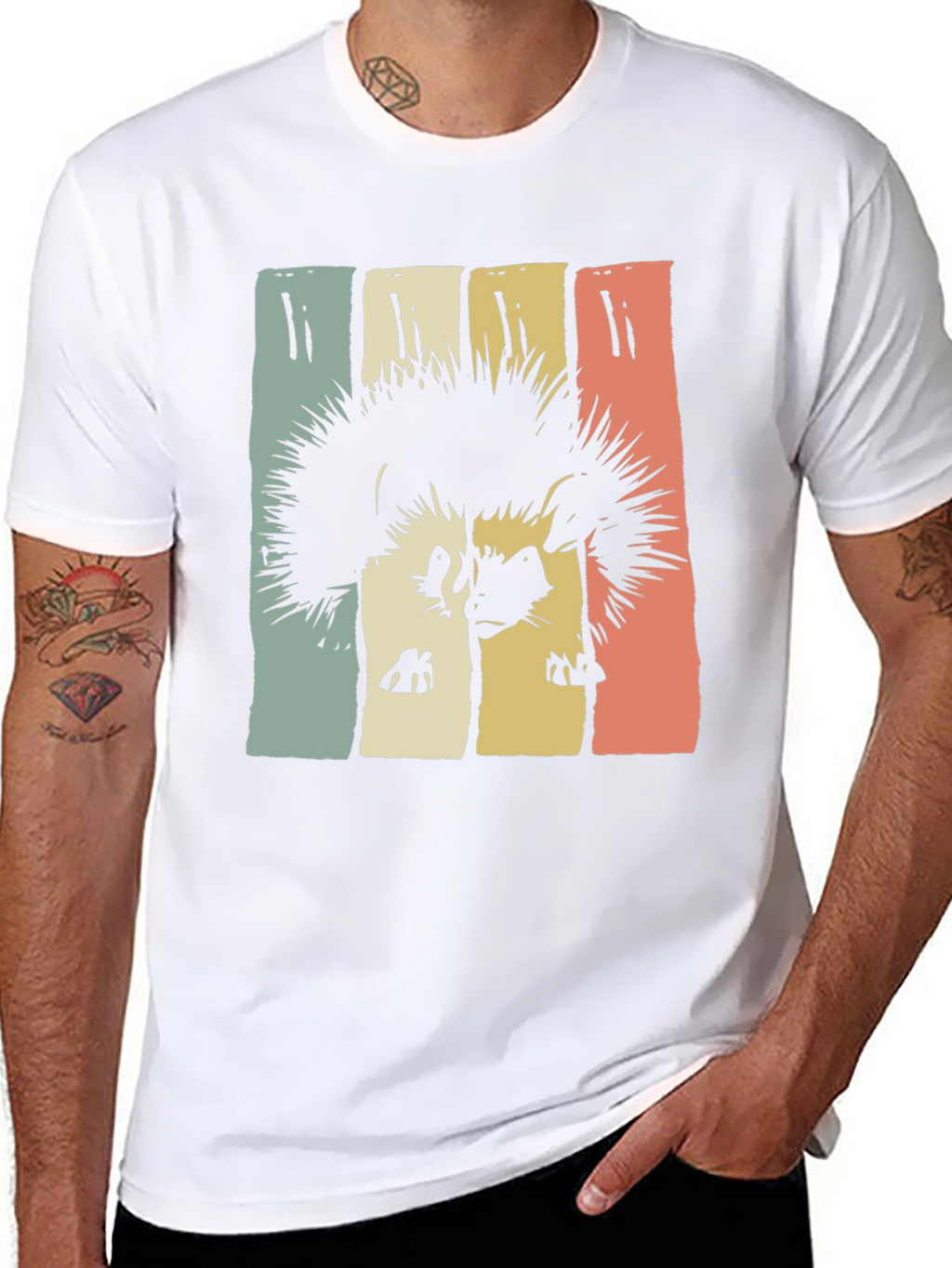 Retro Hedgehog Graphic Tee