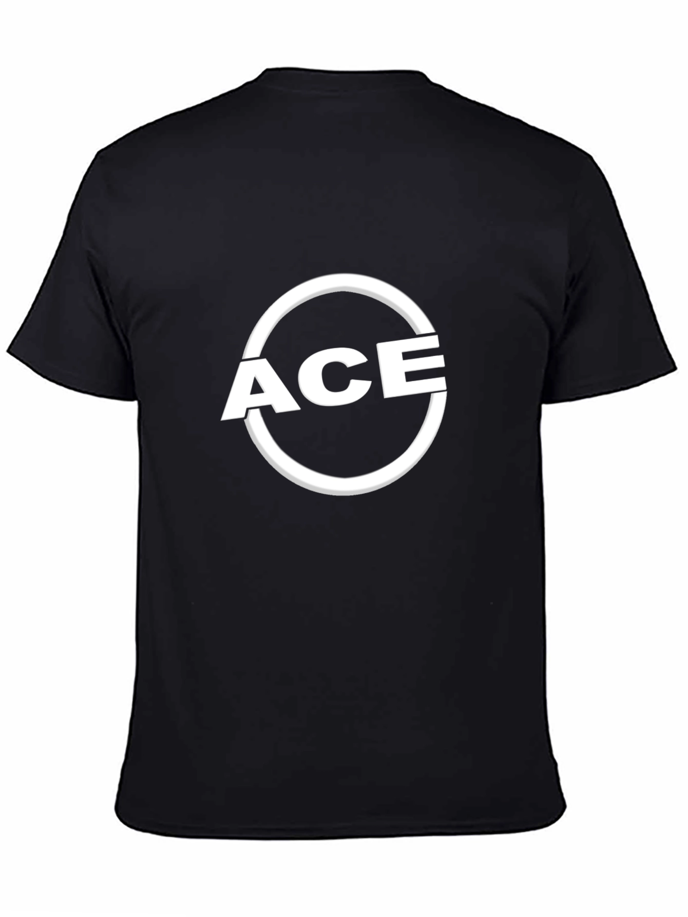 ACE Logo Black T-Shirt - Classic Design