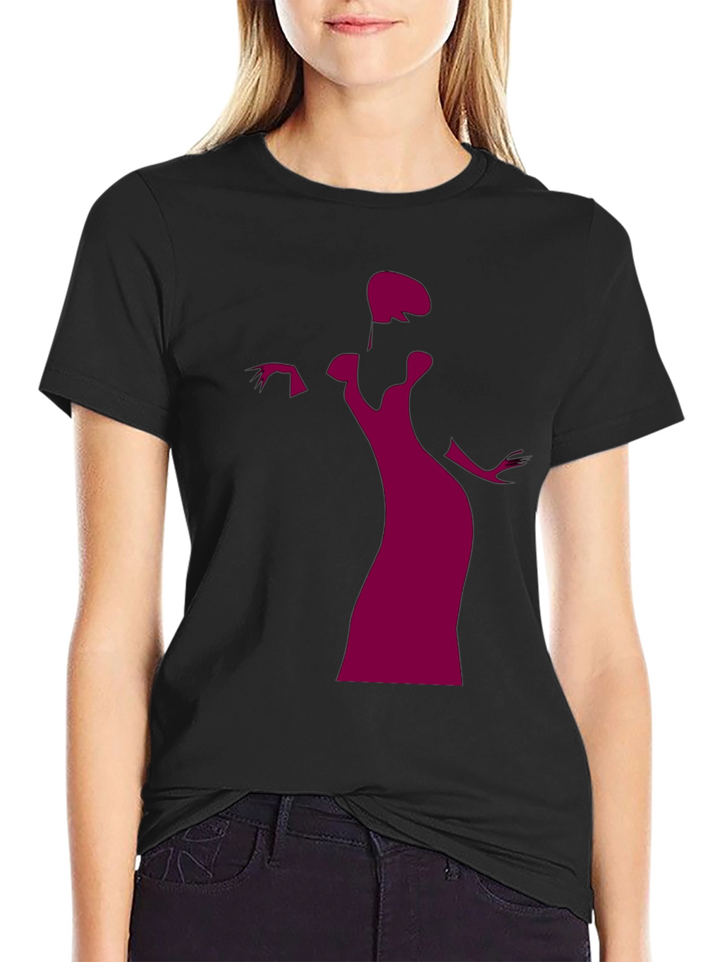 Elegant Silhouette Graphic Tee