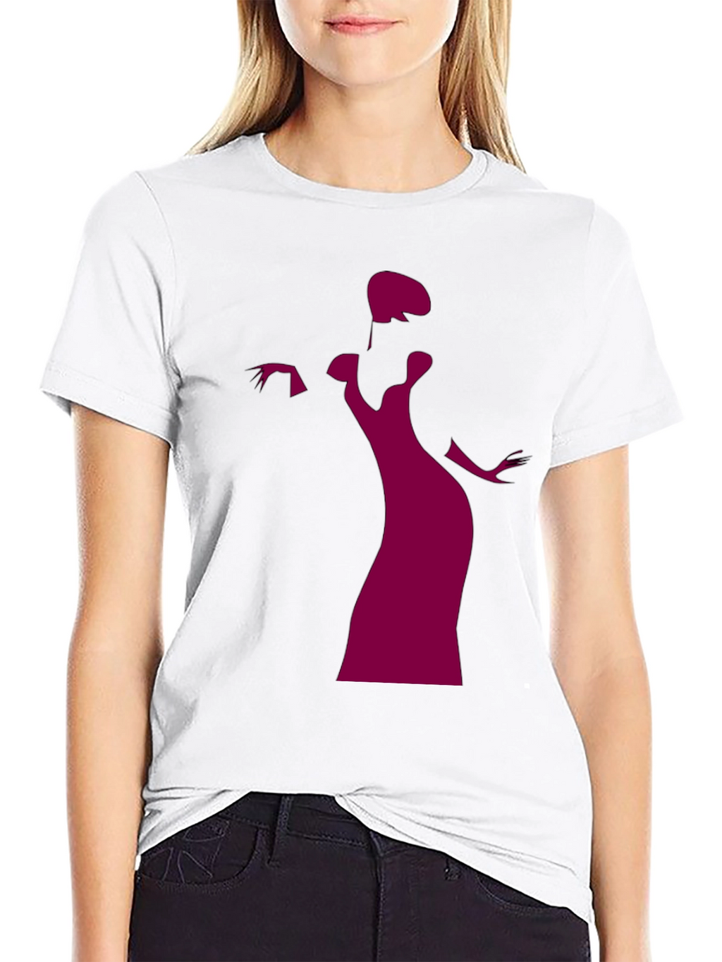 Elegant Silhouette Graphic Tee