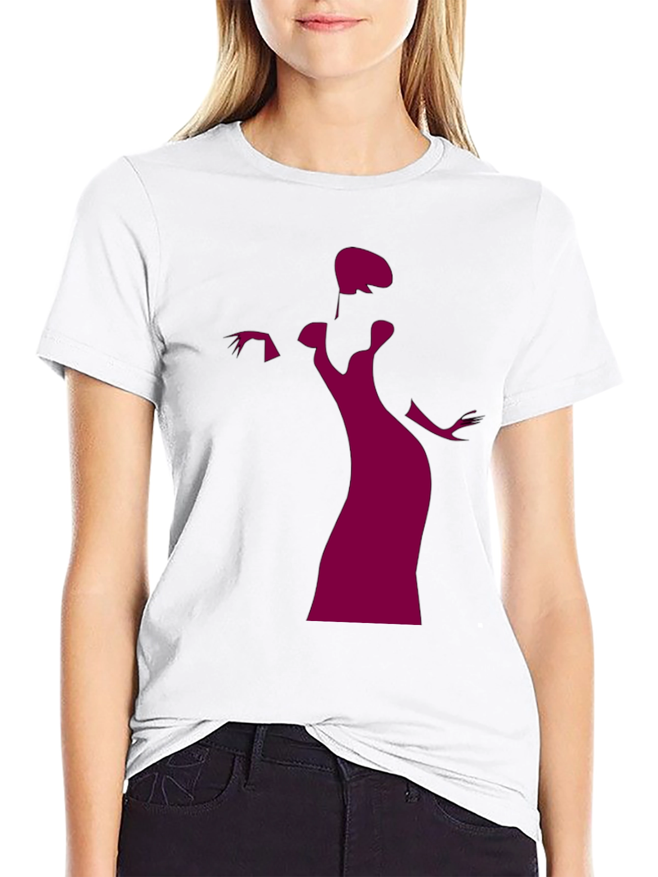 Elegant Silhouette Graphic Tee