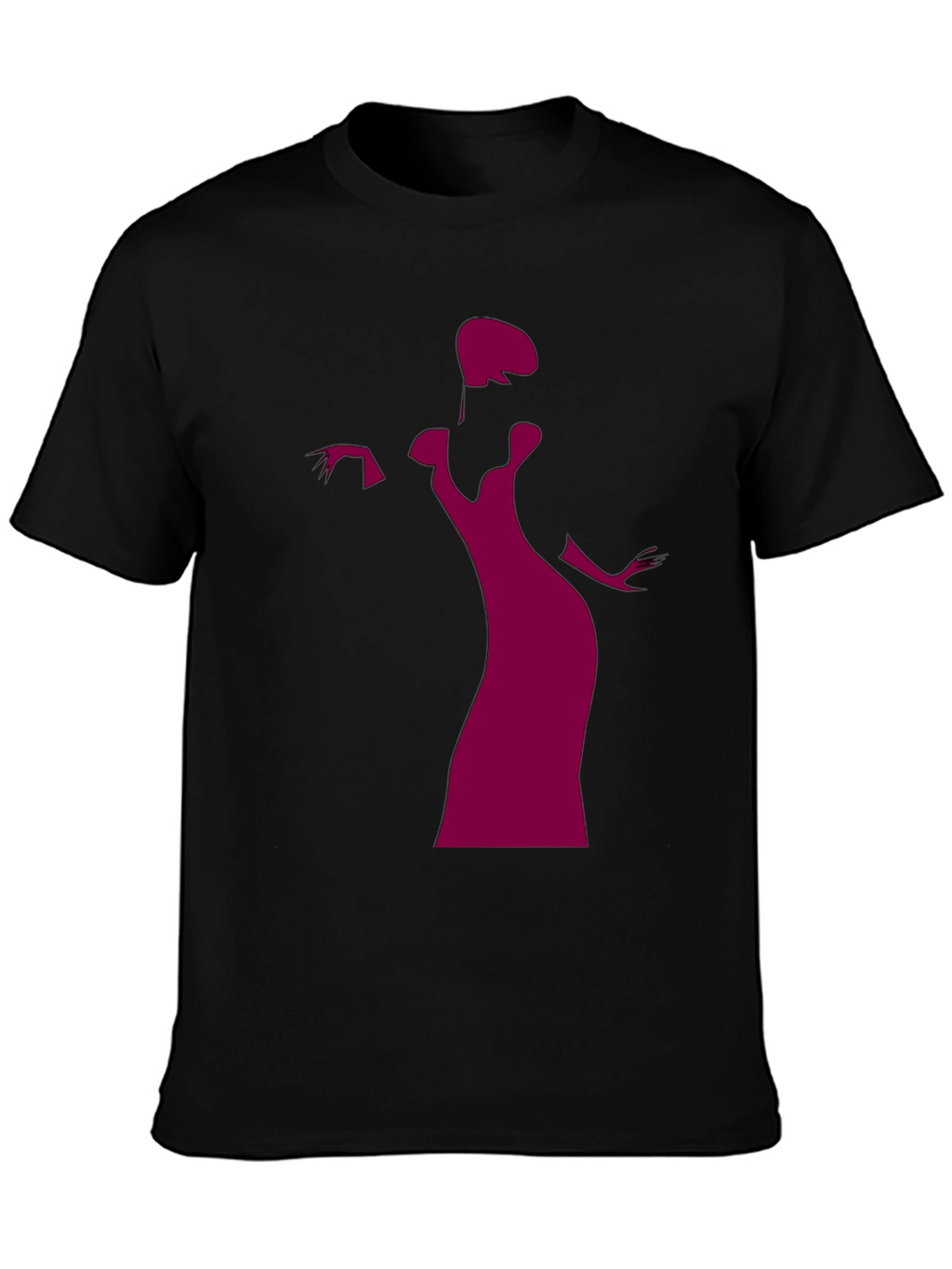 Elegant Silhouette Graphic Tee