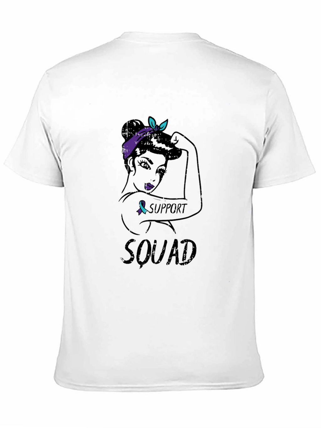 Support Squad Graphic Tee - Black