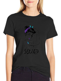 Support Squad Graphic Tee - Black