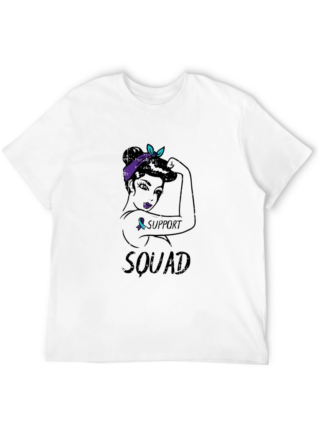 Support Squad Graphic Tee - Black