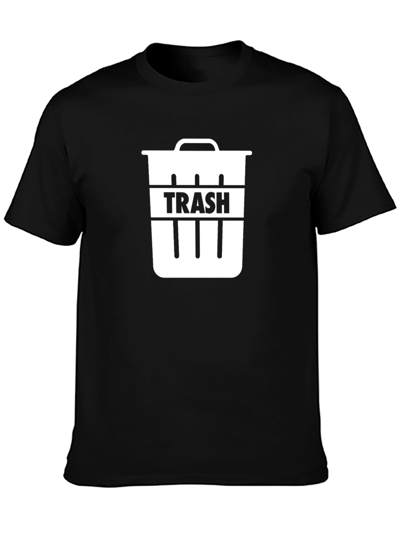 Trash Can Graphic Tee - Funny Sarcastic T-Shirt