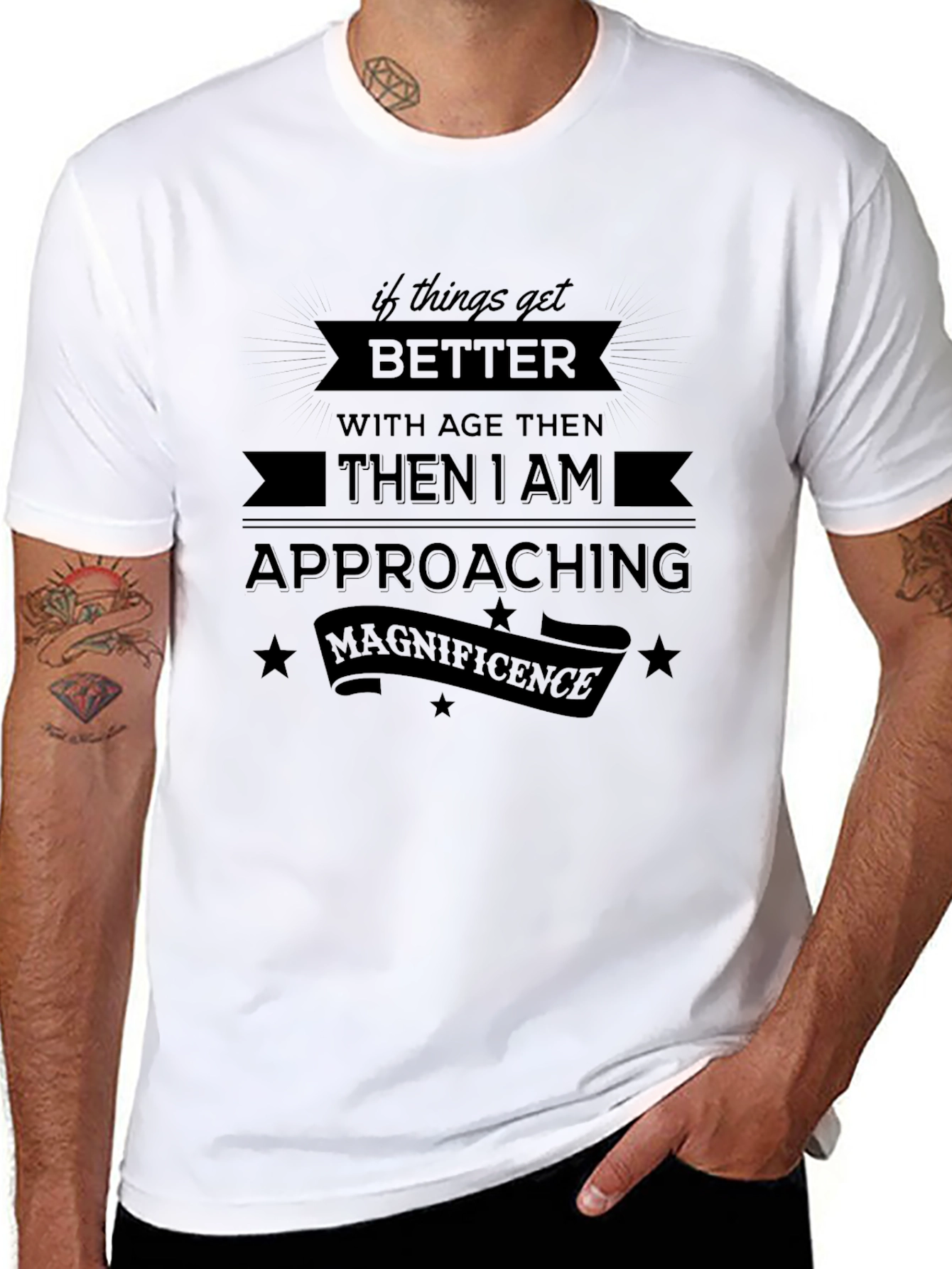 Funny Ageing Humor Graphic T-Shirt