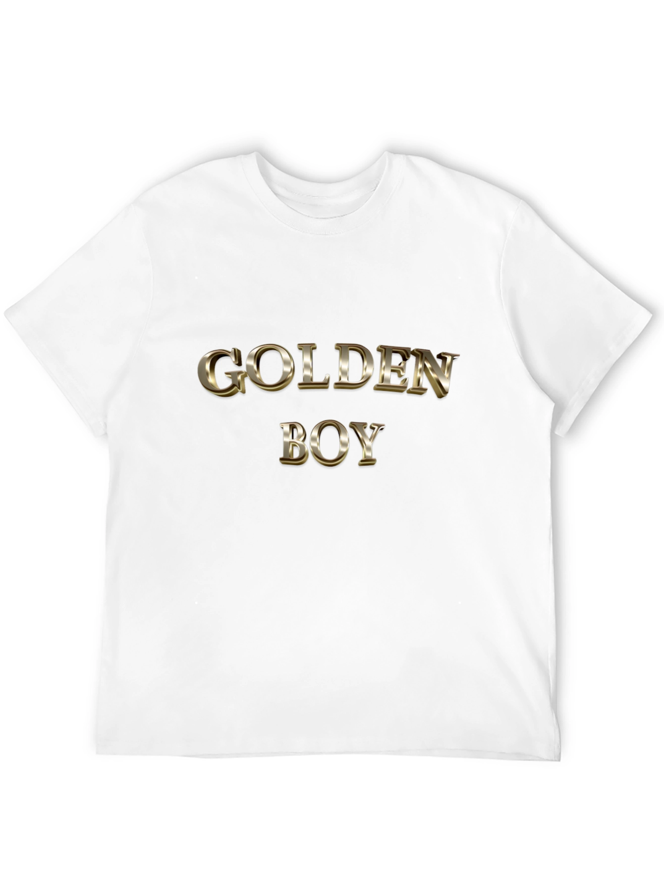 Golden Boy Graphic Tee - Stylish Mens Shirt