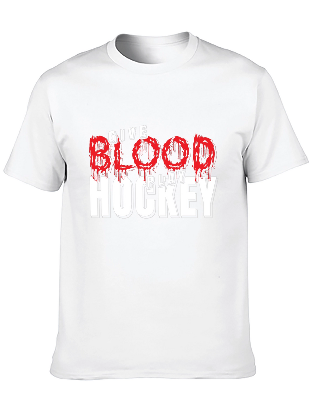 Give Blood Play Hockey T-Shirt