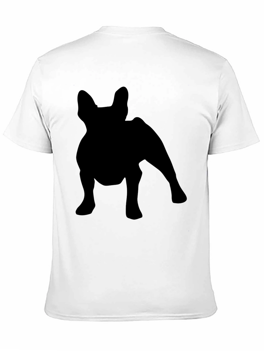 Black French Bulldog Silhouette T-Shirt