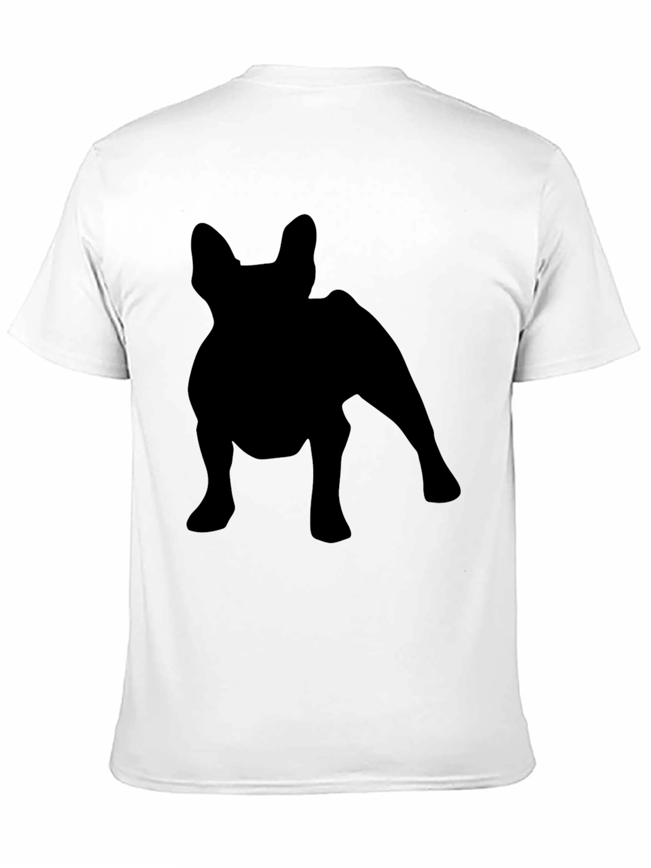 Black French Bulldog Silhouette T-Shirt