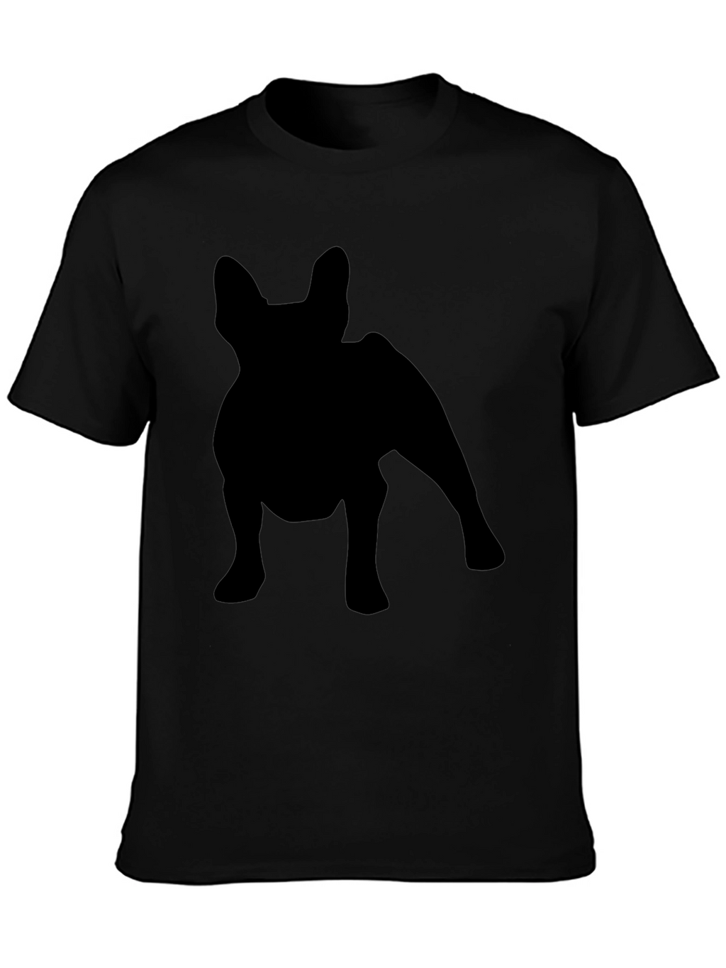 Black French Bulldog Silhouette T-Shirt