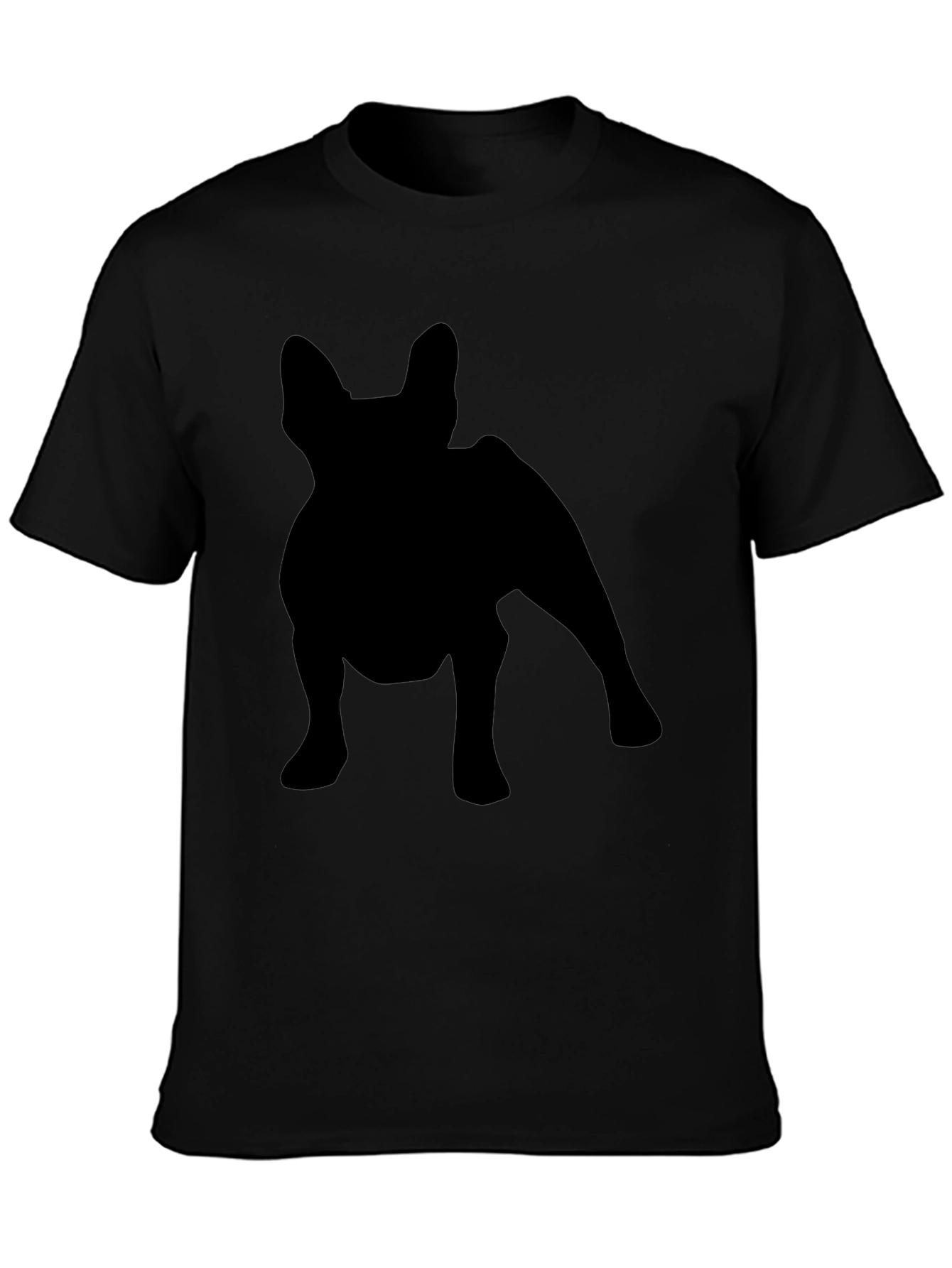 Black French Bulldog Silhouette T-Shirt