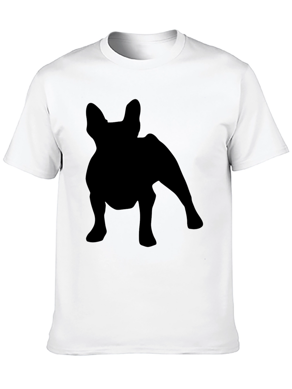 Black French Bulldog Silhouette T-Shirt
