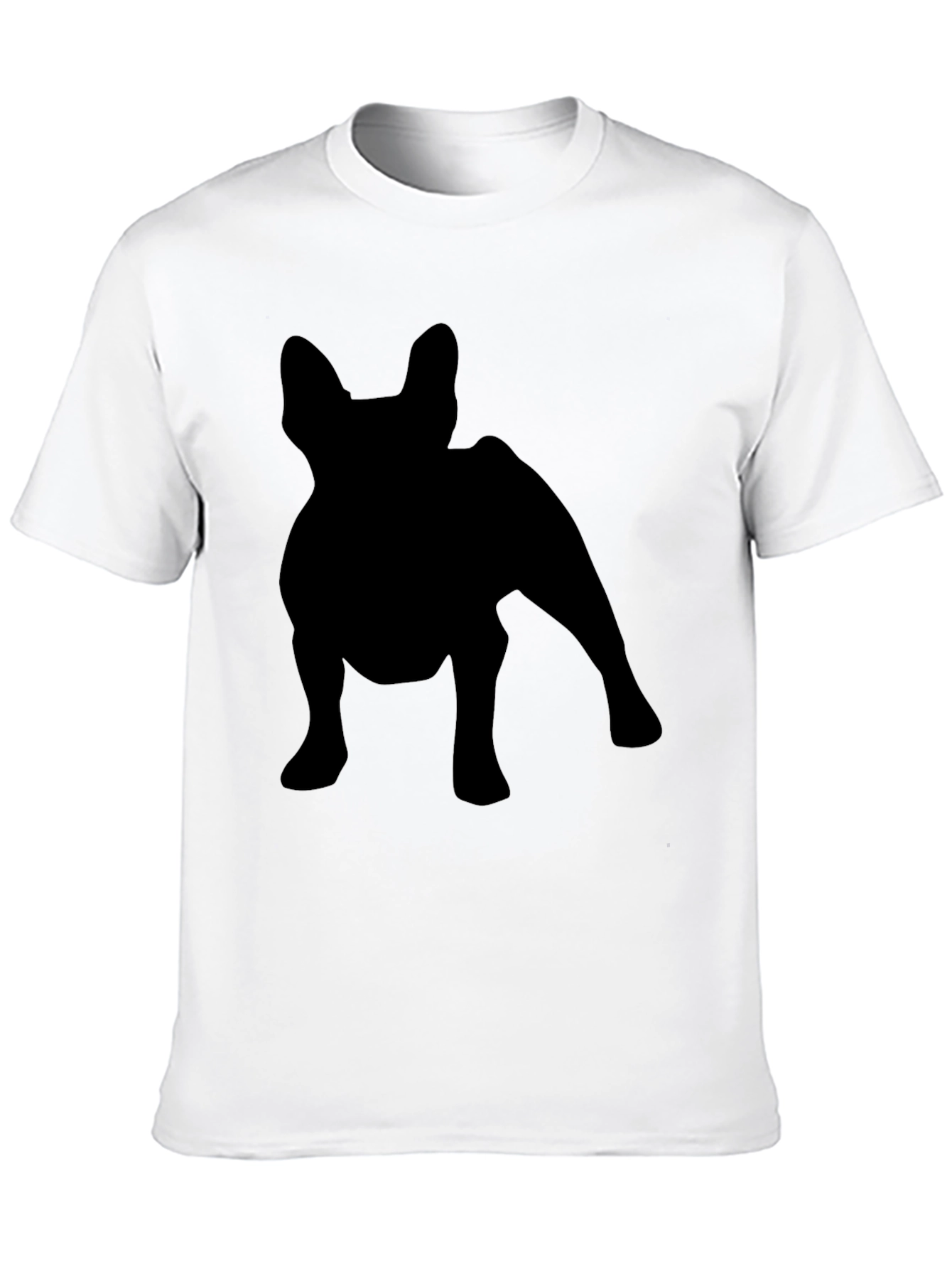 Black French Bulldog Silhouette T-Shirt