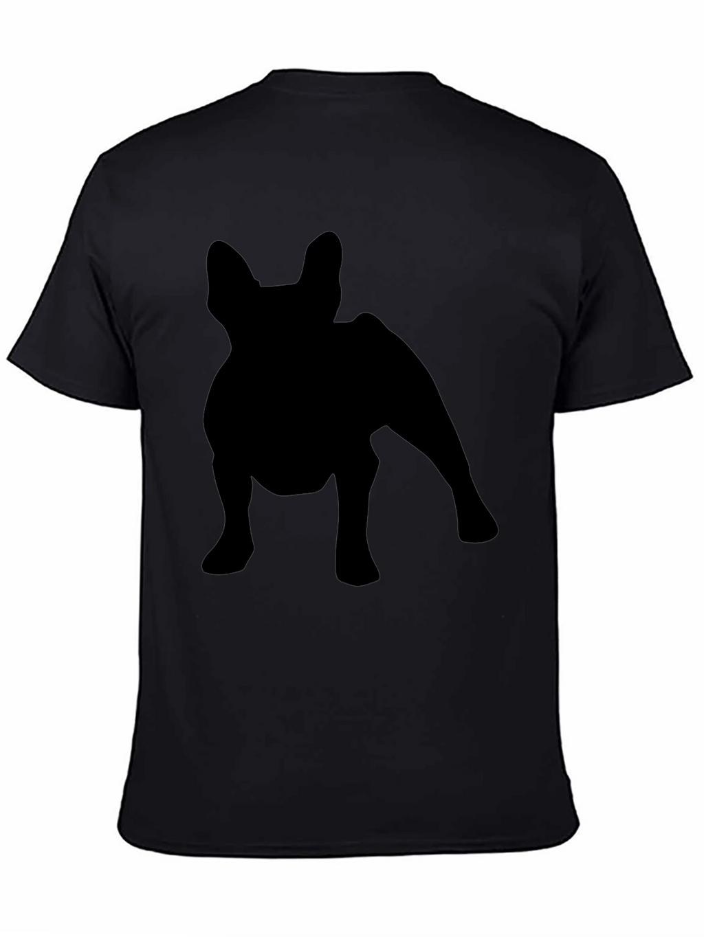Black French Bulldog Silhouette T-Shirt