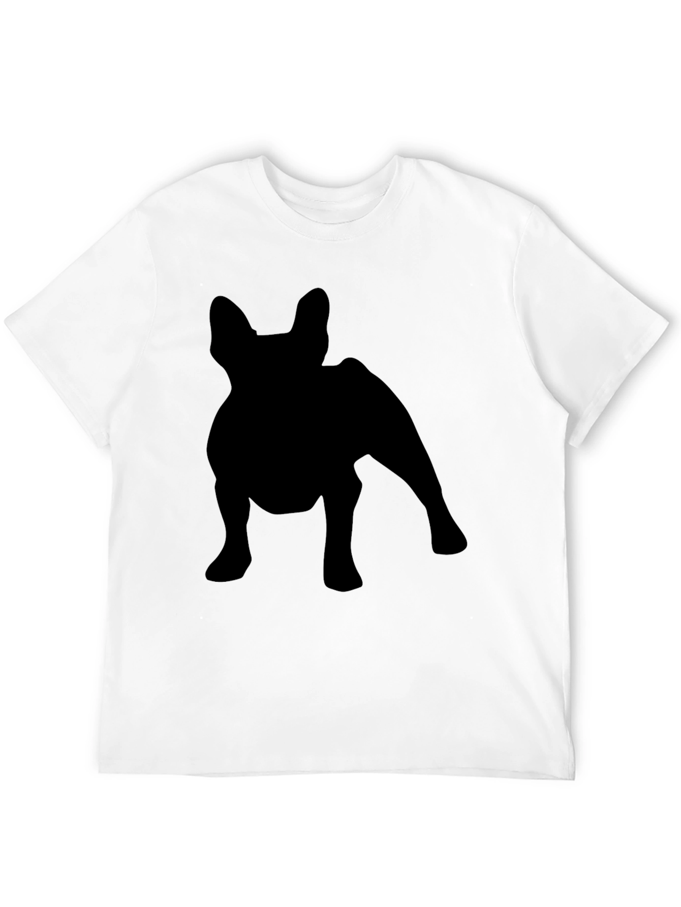 Black French Bulldog Silhouette T-Shirt