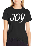 Joy Graphic Tee - Classic Comfort Modern Style