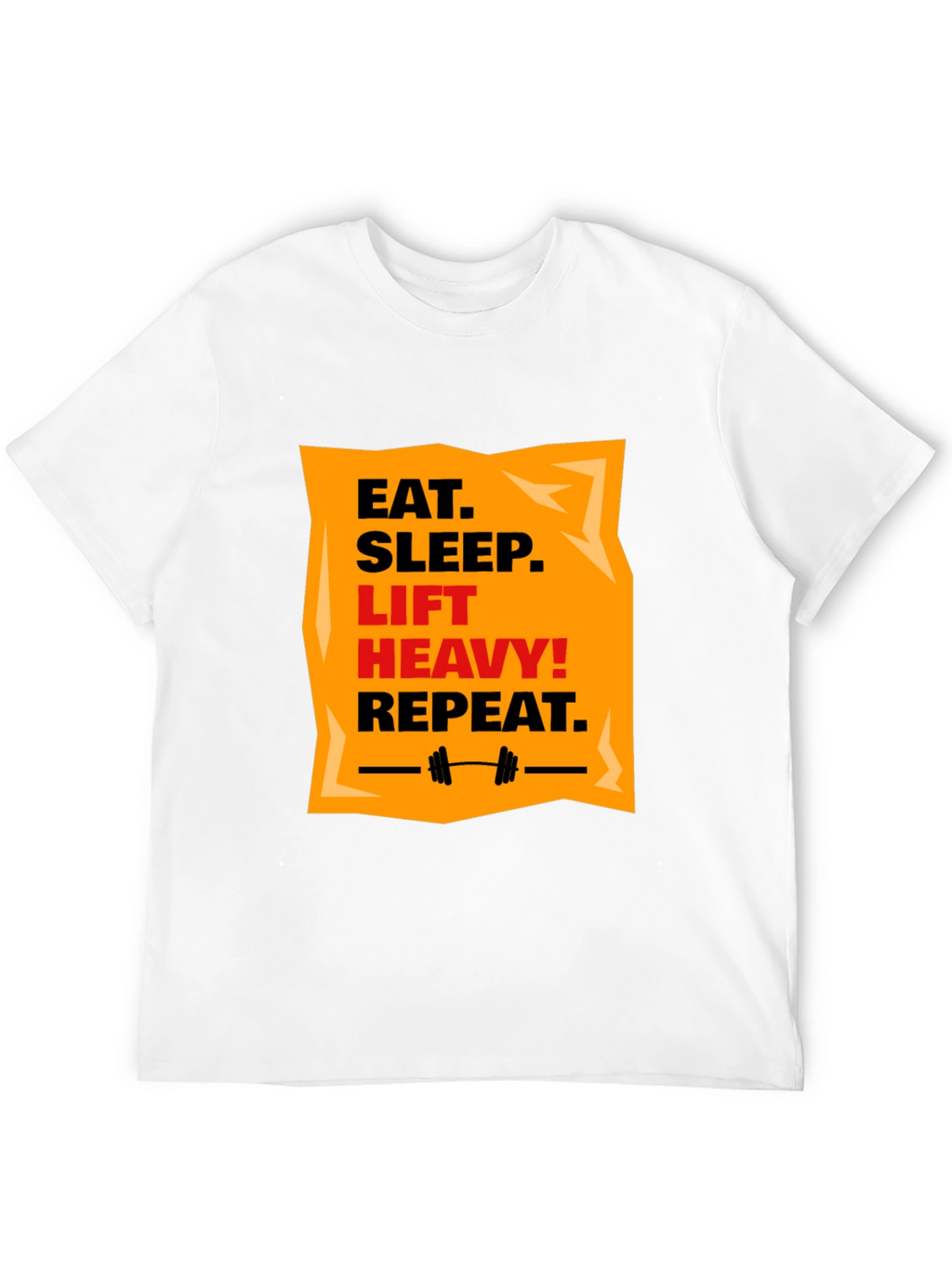 Eat Sleep Lift Heavy Repeat Black T-Shirt