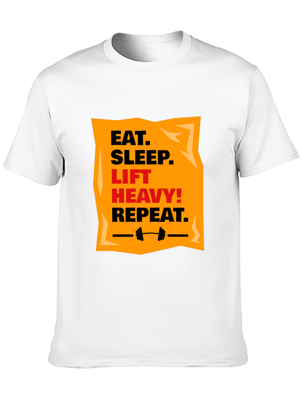 Eat Sleep Lift Heavy Repeat Black T-Shirt