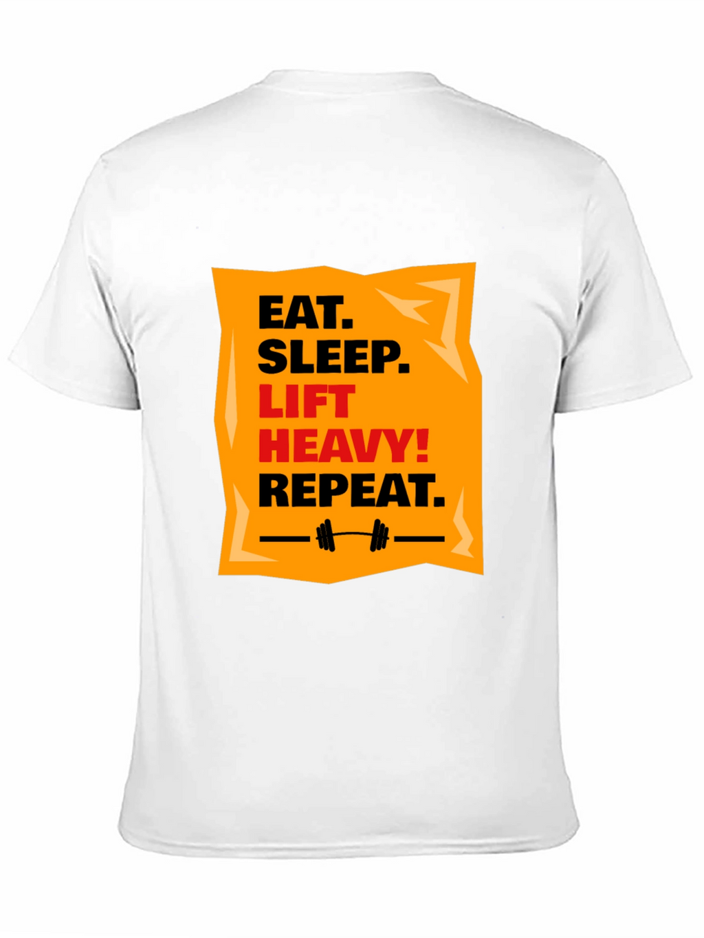 Eat Sleep Lift Heavy Repeat Black T-Shirt