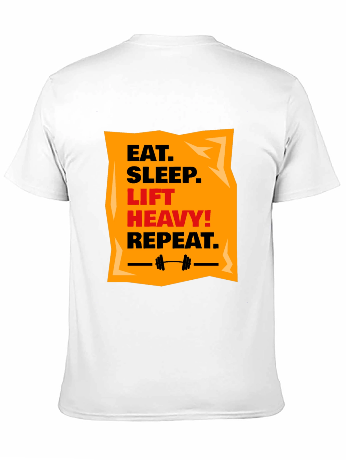 Eat Sleep Lift Heavy Repeat Black T-Shirt
