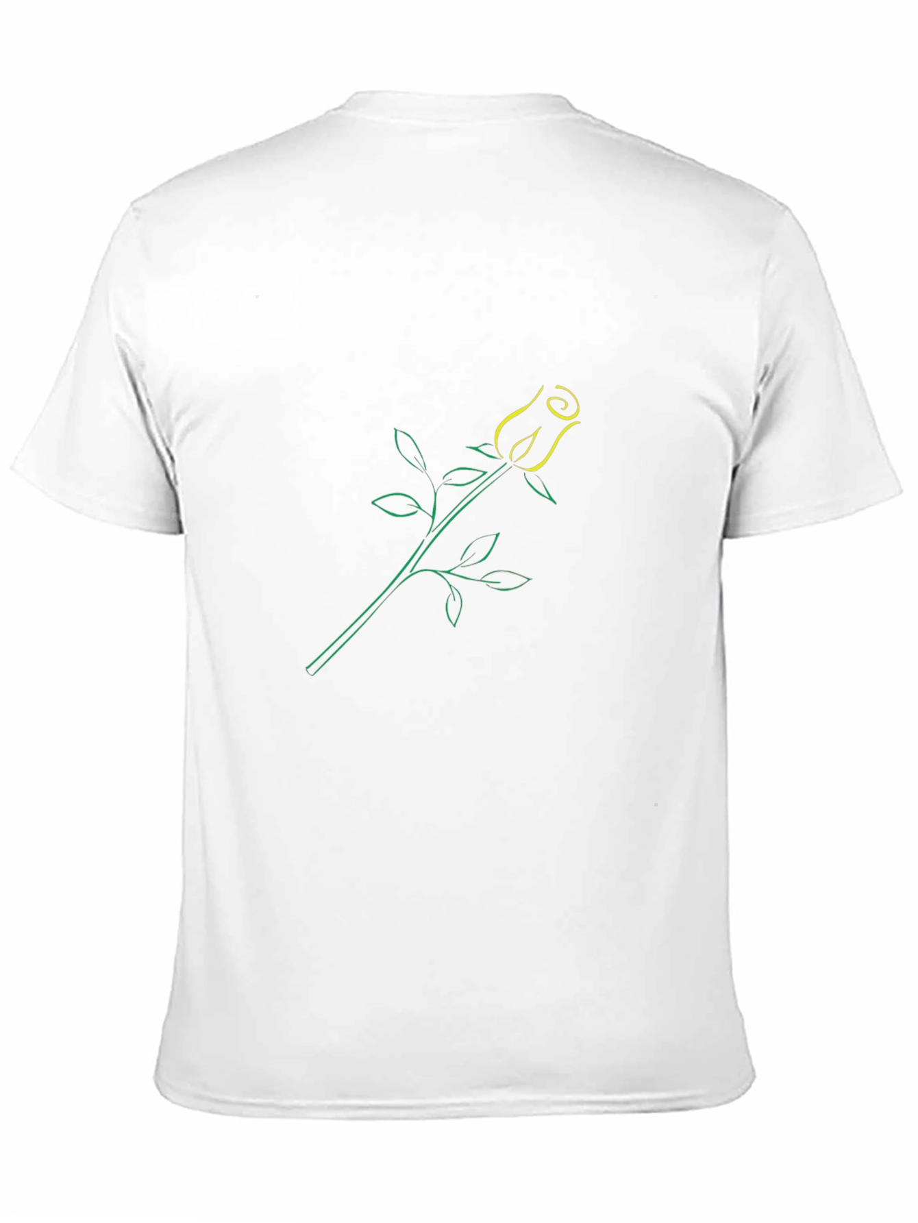 Modern Rose Graphic Print T-Shirt