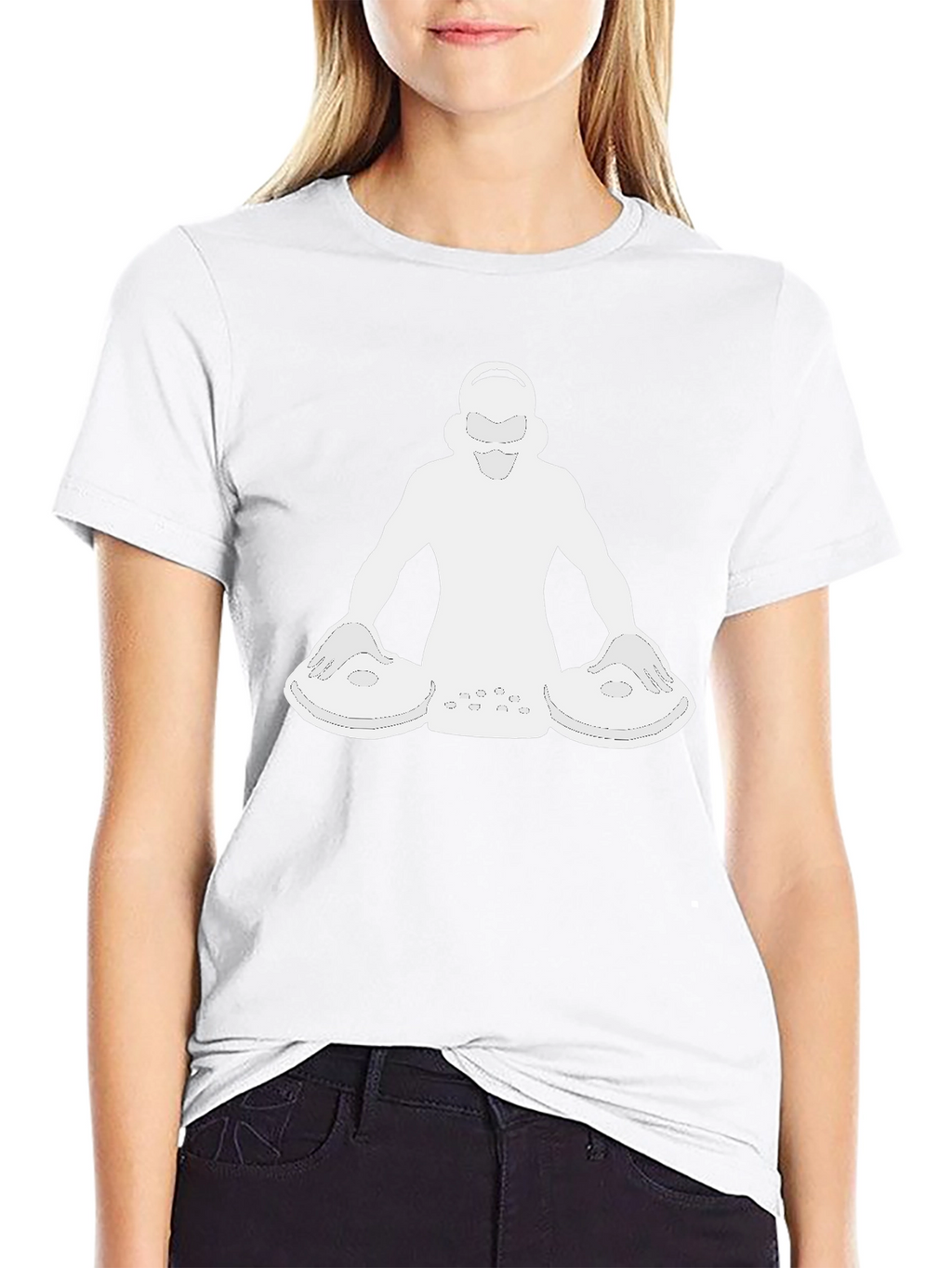 DJ Graphic Tee - Black Short Sleeve Shirt