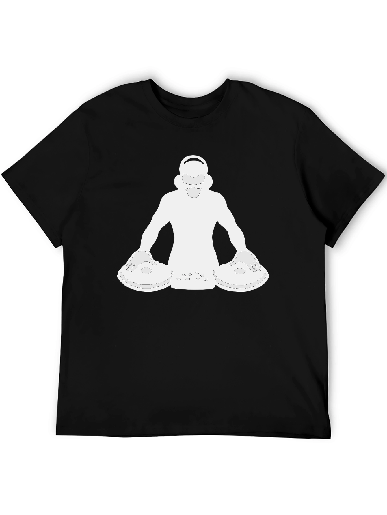 DJ Graphic Tee - Black Short Sleeve Shirt