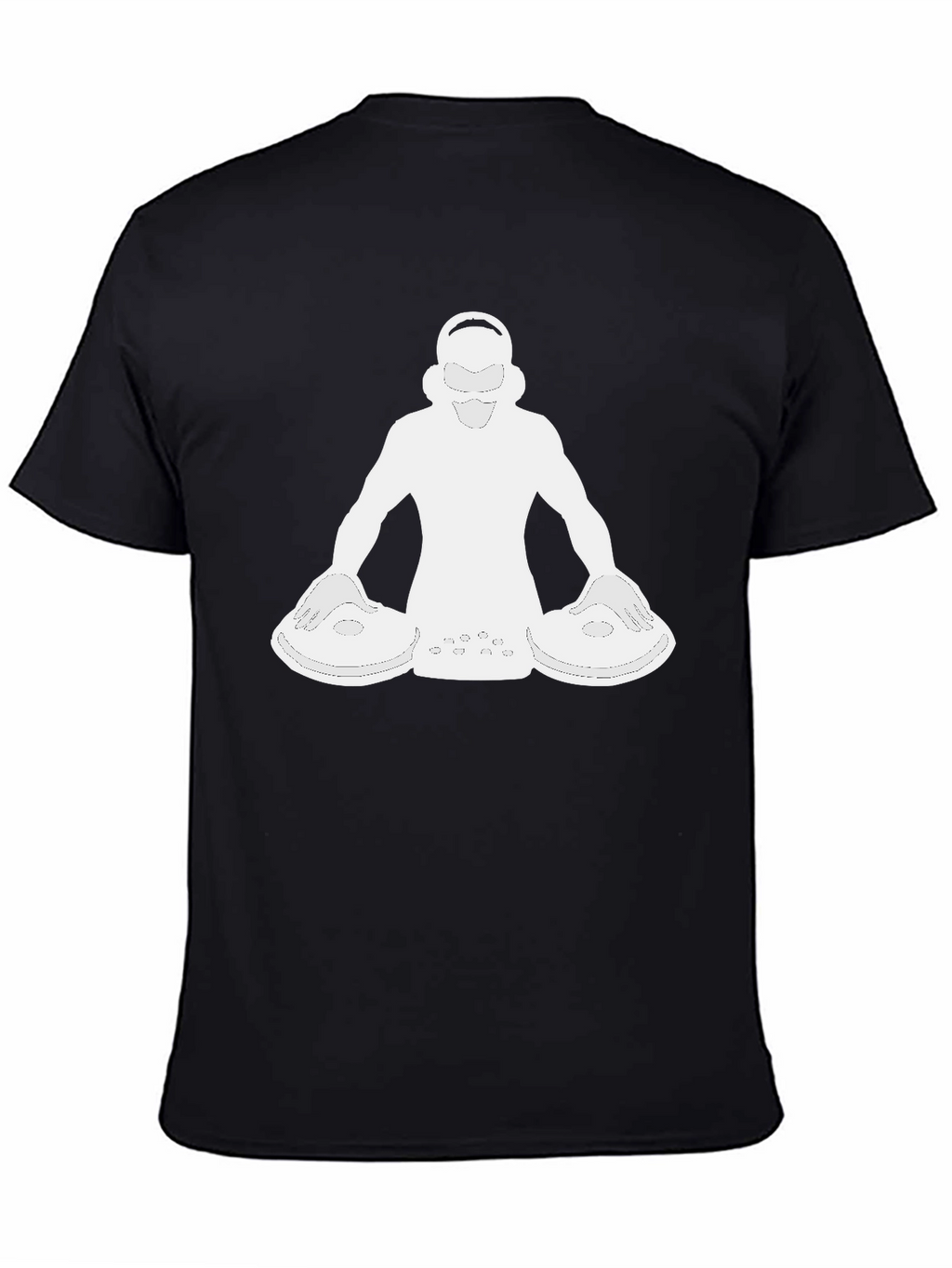 DJ Graphic Tee - Black Short Sleeve Shirt