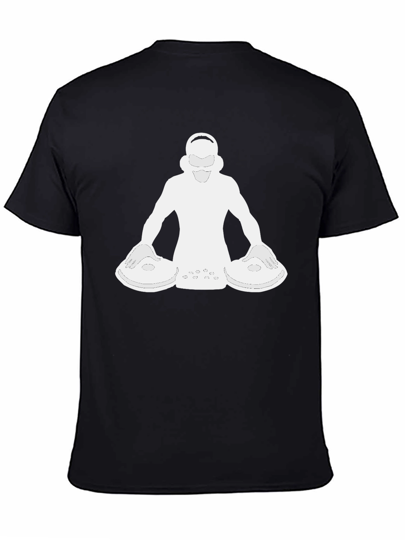 DJ Graphic Tee - Black Short Sleeve Shirt